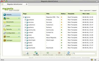 Magnolia 4.5发布 Java的企业级CMS系统